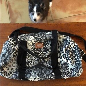 Victoria’s Secret Pink Animal Print Duffel Bag